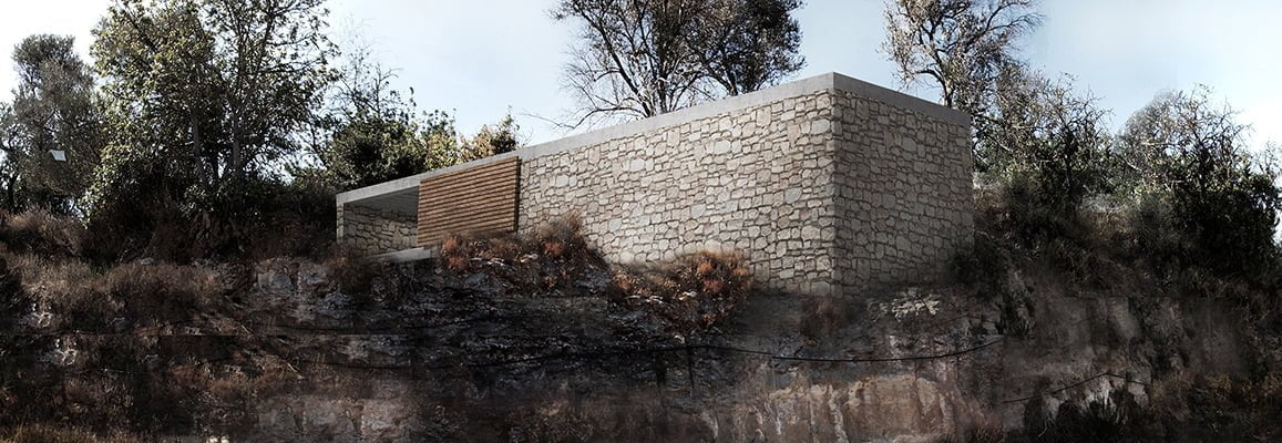 stone building surrounded by trees